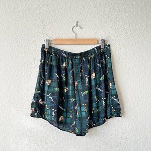 90s Vintage LOONEY TUNES Mania 100% Silk Mens Boxer Shorts